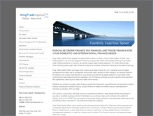Tablet Screenshot of kingtradecapital.com